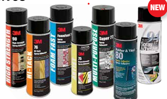 3M™ Industrial Aerosol Adhesives